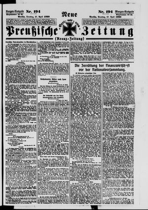 Neue preußische Zeitung vom 27.04.1920