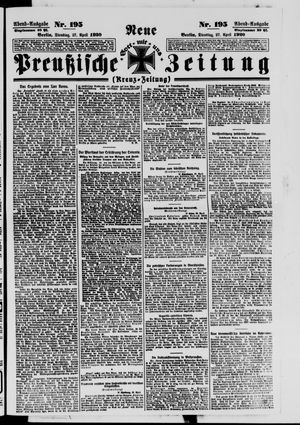 Neue preußische Zeitung vom 27.04.1920