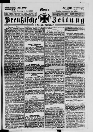 Neue preußische Zeitung vom 29.04.1920