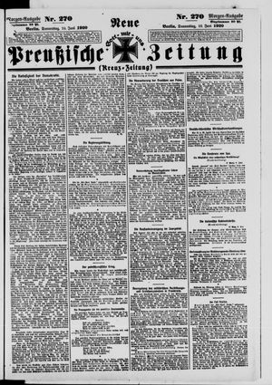 Neue preußische Zeitung vom 10.06.1920