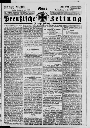 Neue preußische Zeitung on Jun 21, 1920