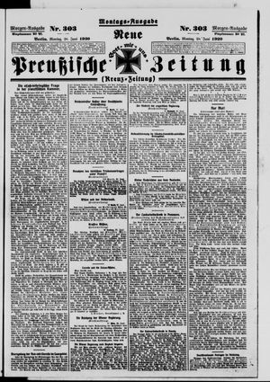 Neue preußische Zeitung vom 28.06.1920