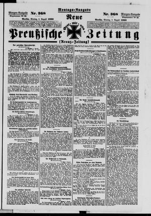 Neue preußische Zeitung vom 02.08.1920