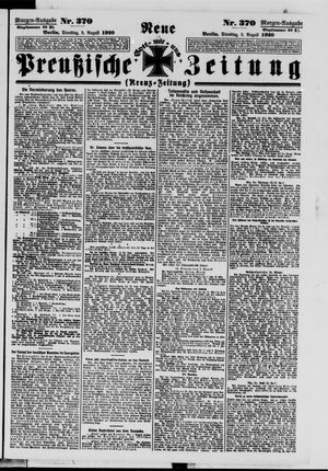 Neue preußische Zeitung on Aug 3, 1920