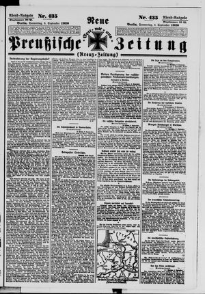 Neue preußische Zeitung vom 09.09.1920
