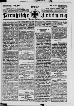 Neue preußische Zeitung vom 14.09.1920