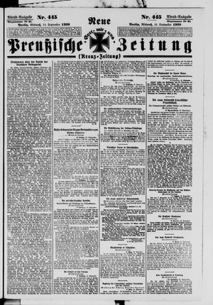 Neue preußische Zeitung vom 15.09.1920