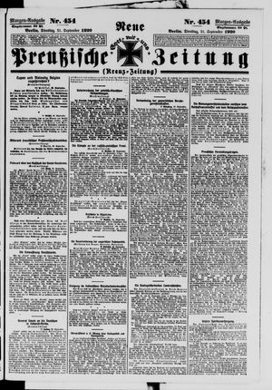 Neue preußische Zeitung vom 21.09.1920
