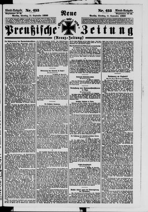 Neue preußische Zeitung vom 21.09.1920