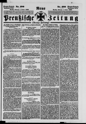 Neue preußische Zeitung vom 06.10.1920