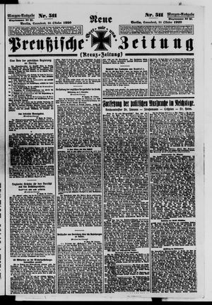 Neue preußische Zeitung vom 30.10.1920