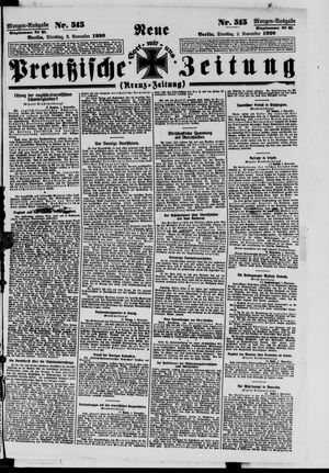 Neue preußische Zeitung vom 02.11.1920