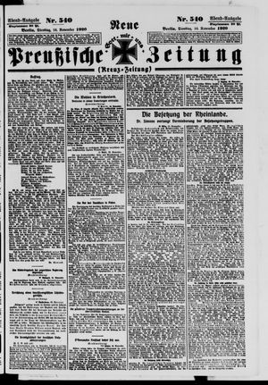 Neue preußische Zeitung vom 16.11.1920