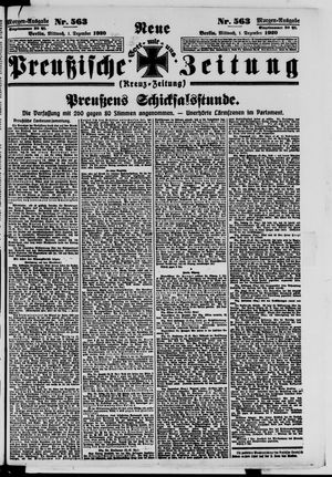 Neue preußische Zeitung vom 01.12.1920