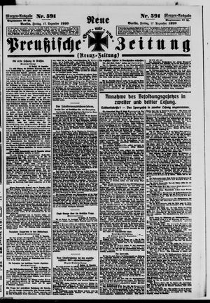 Neue preußische Zeitung vom 17.12.1920