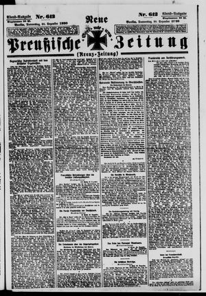 Neue preußische Zeitung vom 30.12.1920