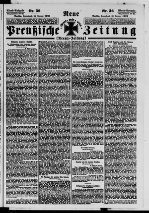 Neue preußische Zeitung vom 22.01.1921