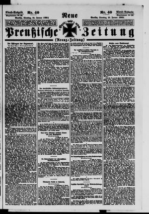 Neue preußische Zeitung vom 25.01.1921
