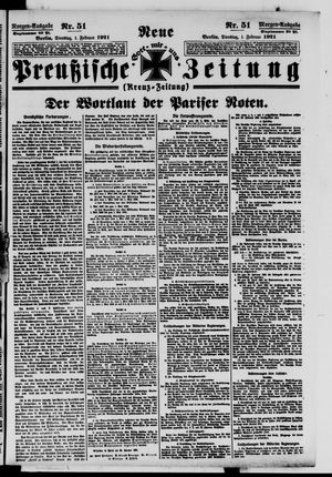 Neue preußische Zeitung vom 01.02.1921