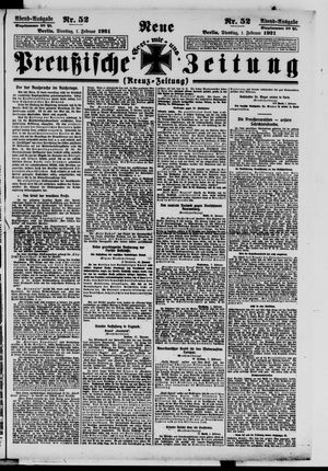 Neue preußische Zeitung vom 01.02.1921