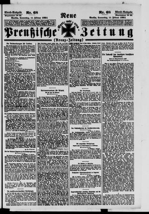 Neue preußische Zeitung vom 10.02.1921