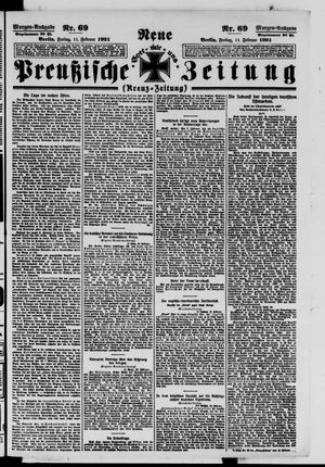 Neue preußische Zeitung vom 11.02.1921