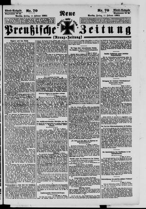 Neue preußische Zeitung vom 11.02.1921