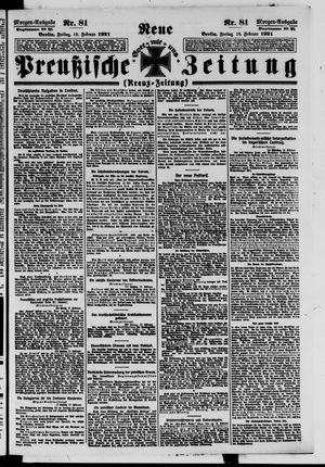 Neue preußische Zeitung vom 18.02.1921