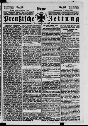 Neue preußische Zeitung vom 18.02.1921