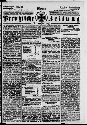 Neue preußische Zeitung vom 23.02.1921