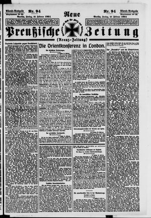 Neue preußische Zeitung vom 25.02.1921