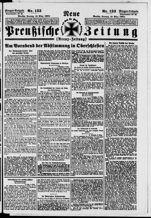 Neue preußische Zeitung vom 20.03.1921