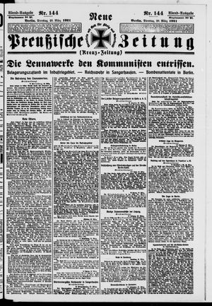 Neue preußische Zeitung vom 29.03.1921