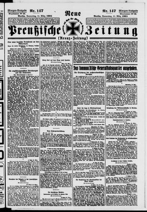 Neue preußische Zeitung vom 31.03.1921