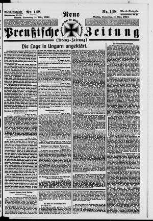 Neue preußische Zeitung vom 31.03.1921