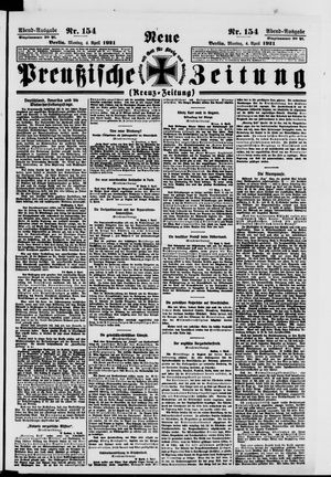 Neue preußische Zeitung vom 04.04.1921