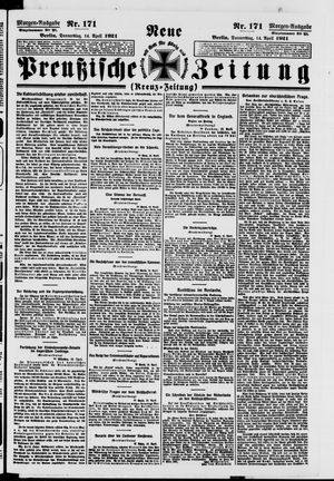 Neue preußische Zeitung vom 14.04.1921