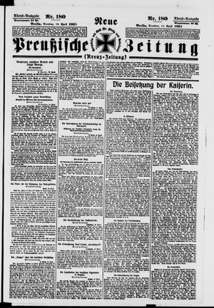 Neue preußische Zeitung vom 19.04.1921