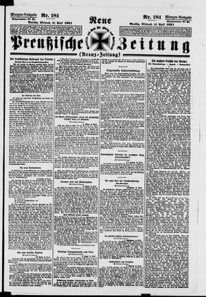 Neue preußische Zeitung vom 20.04.1921