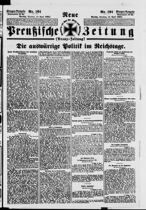 Neue preußische Zeitung vom 26.04.1921