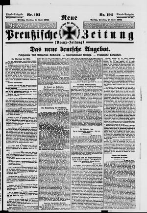 Neue preußische Zeitung vom 26.04.1921