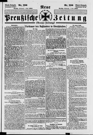Neue preußische Zeitung vom 04.05.1921