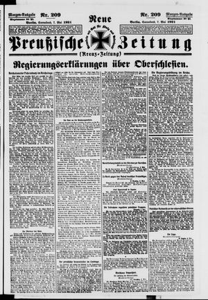 Neue preußische Zeitung vom 07.05.1921