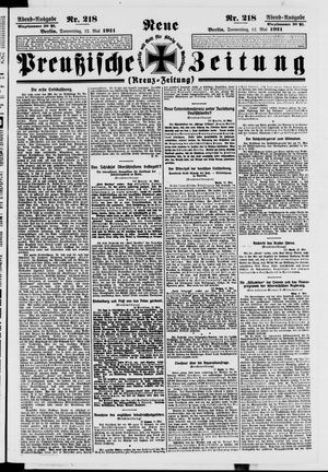 Neue preußische Zeitung vom 12.05.1921