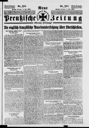Neue preußische Zeitung vom 17.05.1921