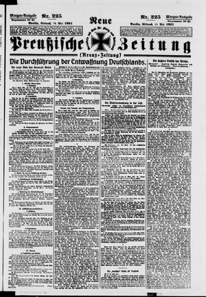 Neue preußische Zeitung vom 18.05.1921
