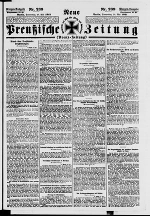 Neue preußische Zeitung vom 26.05.1921