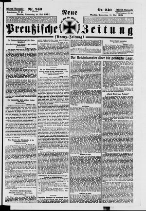 Neue preußische Zeitung vom 26.05.1921