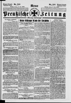 Neue preußische Zeitung vom 27.05.1921