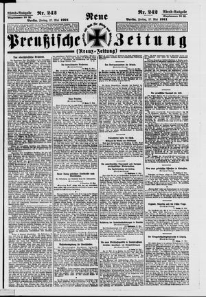 Neue preußische Zeitung vom 27.05.1921